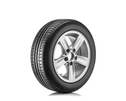 new tyre isolated on white background
