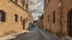 The street of the Knights is one of the highlights of the Medieval Old Town of Rhodes.