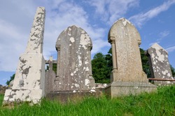 Tombs at Donegal Abbey Ruins (Ireland)