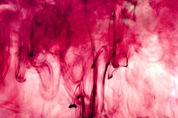 Red ink in water.