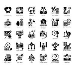 Set of economy thin line and pixel perfect icons for any web and app project. 