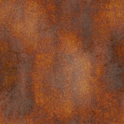 Seamless and Rusty vintage metal background texture iron old rust grunge steel metallic dirty brown wall