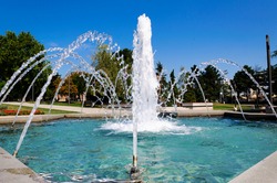 Belgrade fountain in Tasmajdan park