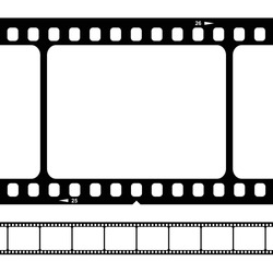 vector blank film strip