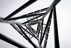 technology abstract metal structure