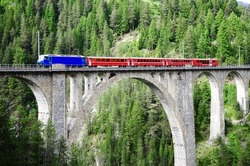 Swiss railway. Switzerland.