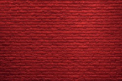 Red brick wall background. Brick wall texture.