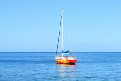 colorful sailboat