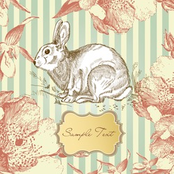 Vintage Easter rabbit