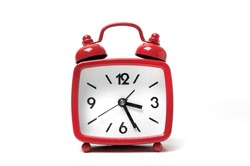 alarm clock on a white background