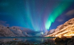 The polar lights in Norway 