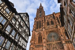 Cathedral Notre Dame of Strasbourg, Cathedral Notre Dame of Strasbourg, Bas Rhin, Alsace, France