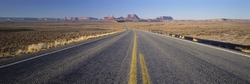 Road through Monument Valley, Utah