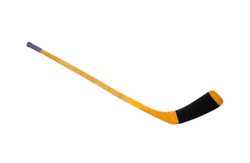 Ice hockey stick isolated on white background