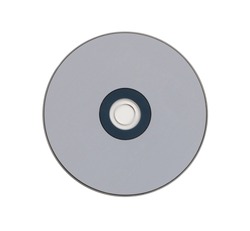 CD isolated on a white background closeup