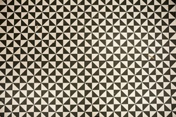black and white floor tiles