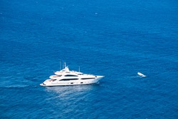 Yachting on the Mediteranean Sea near Monaco