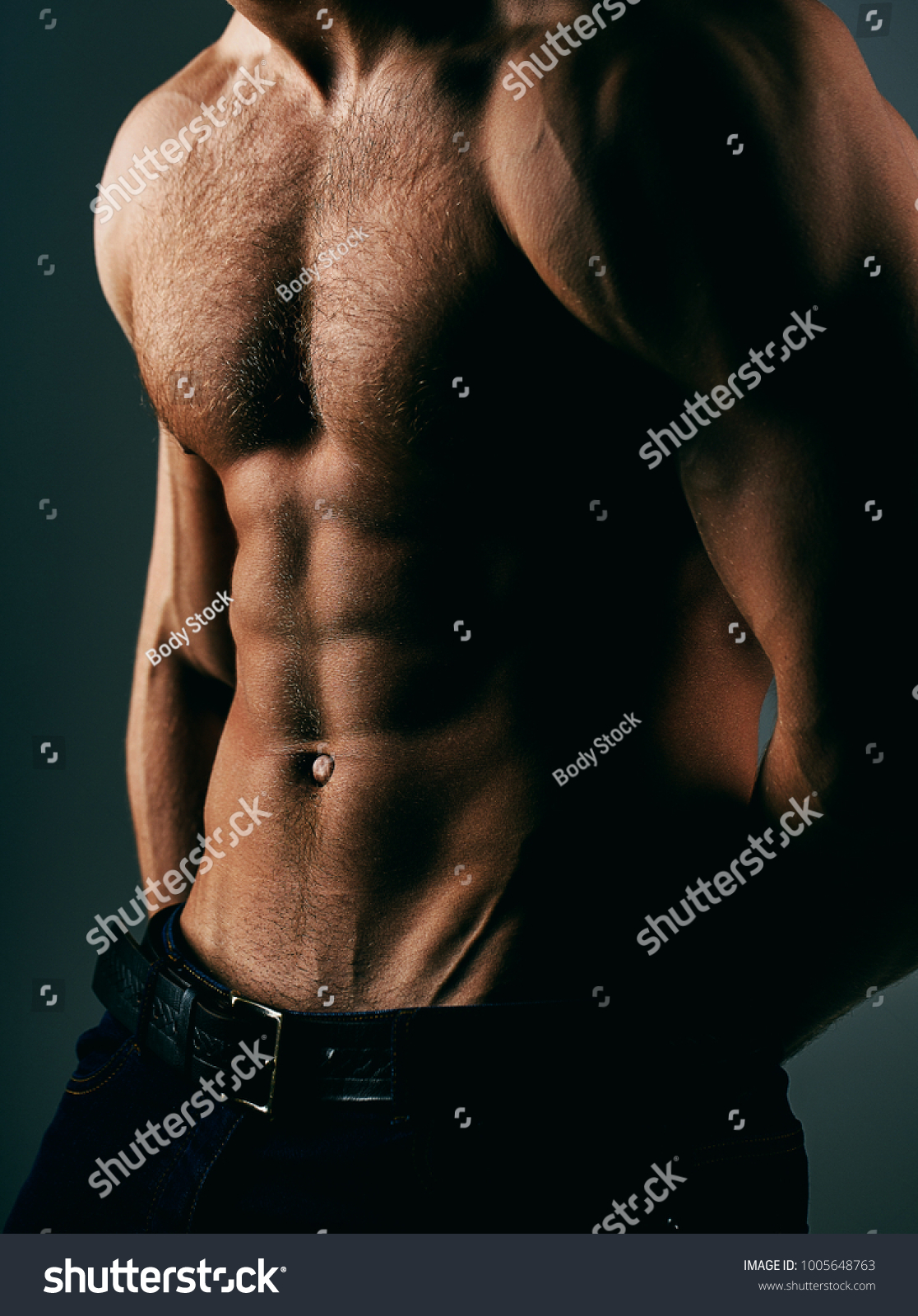 Male Naked Muscular Guy Torso Man Stock Photo Shutterstock