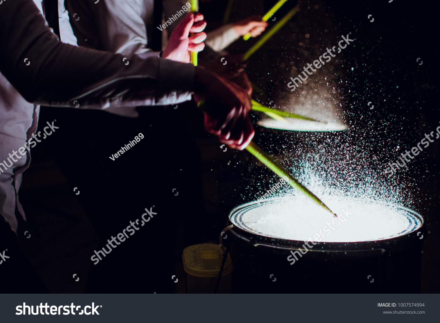 Drum Sticks Hitting On Snare Drum Stock Photo 1007574994 | Shutterstock