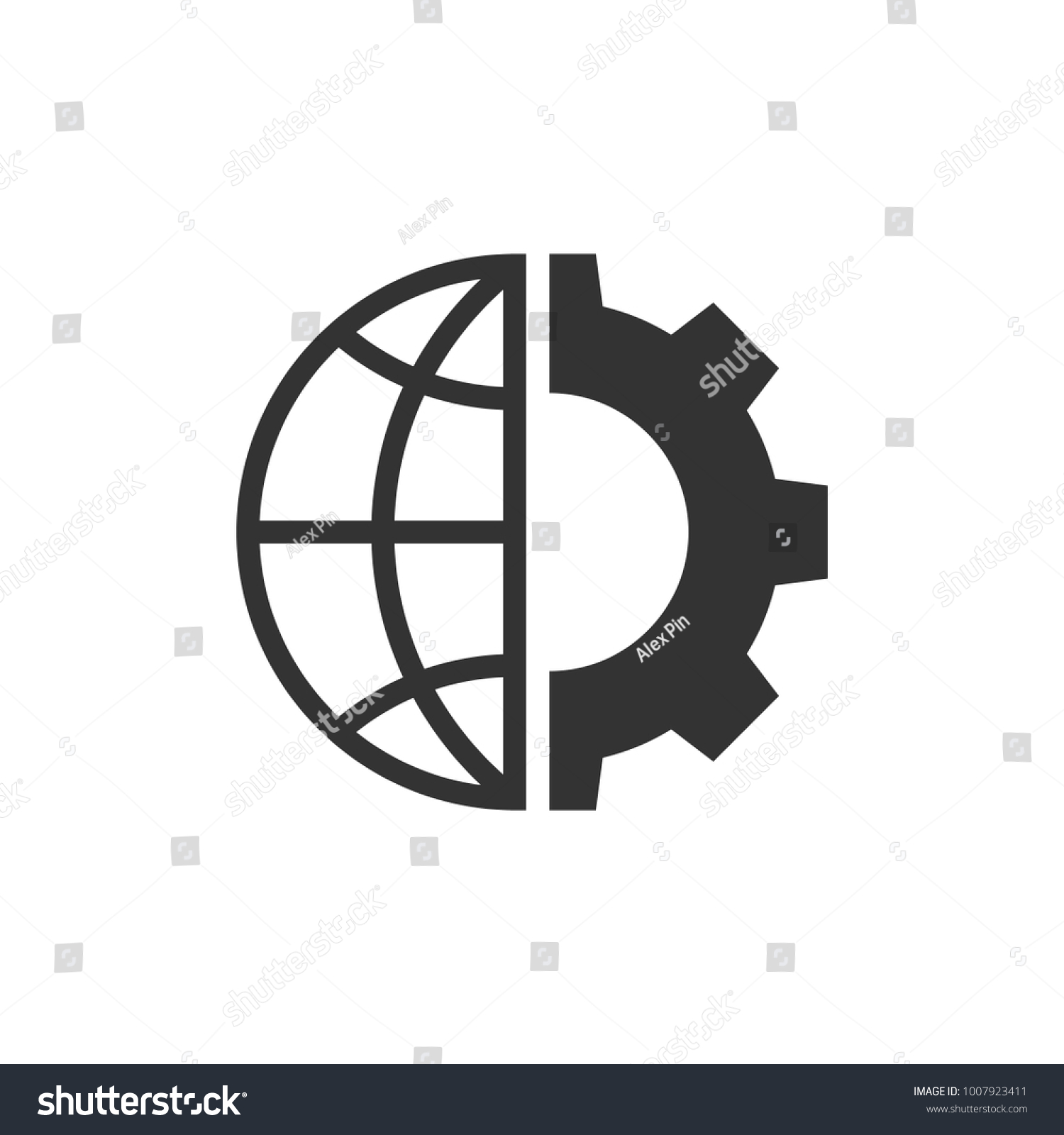 973 Half Gear Icon Stock Vectors, Images & Vector Art | Shutterstock