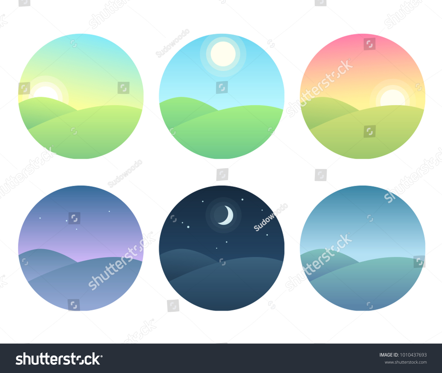 217,274 Sunrise To Sunset Stock Vectors, Images & Vector Art | Shutterstock