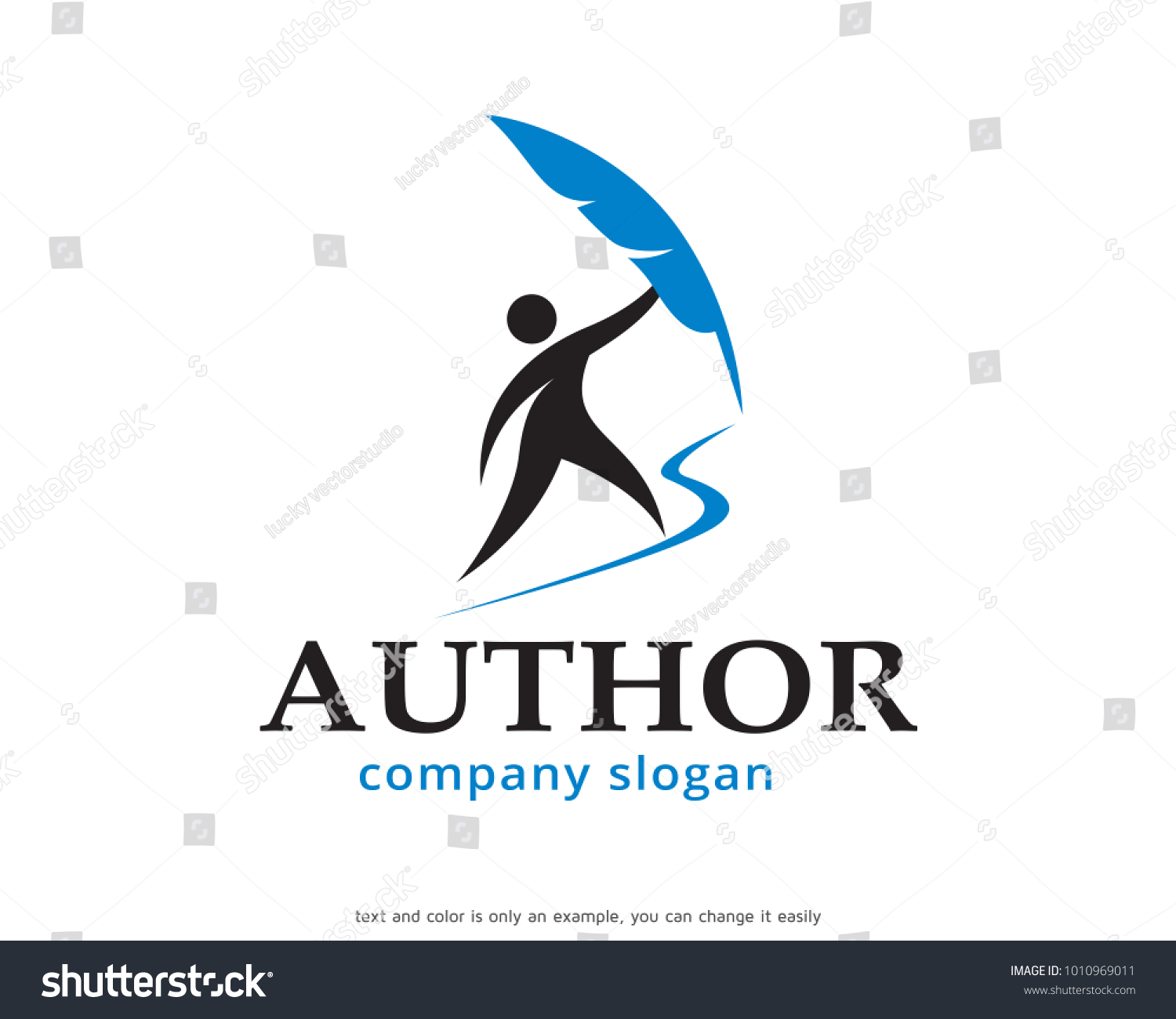 author logo design