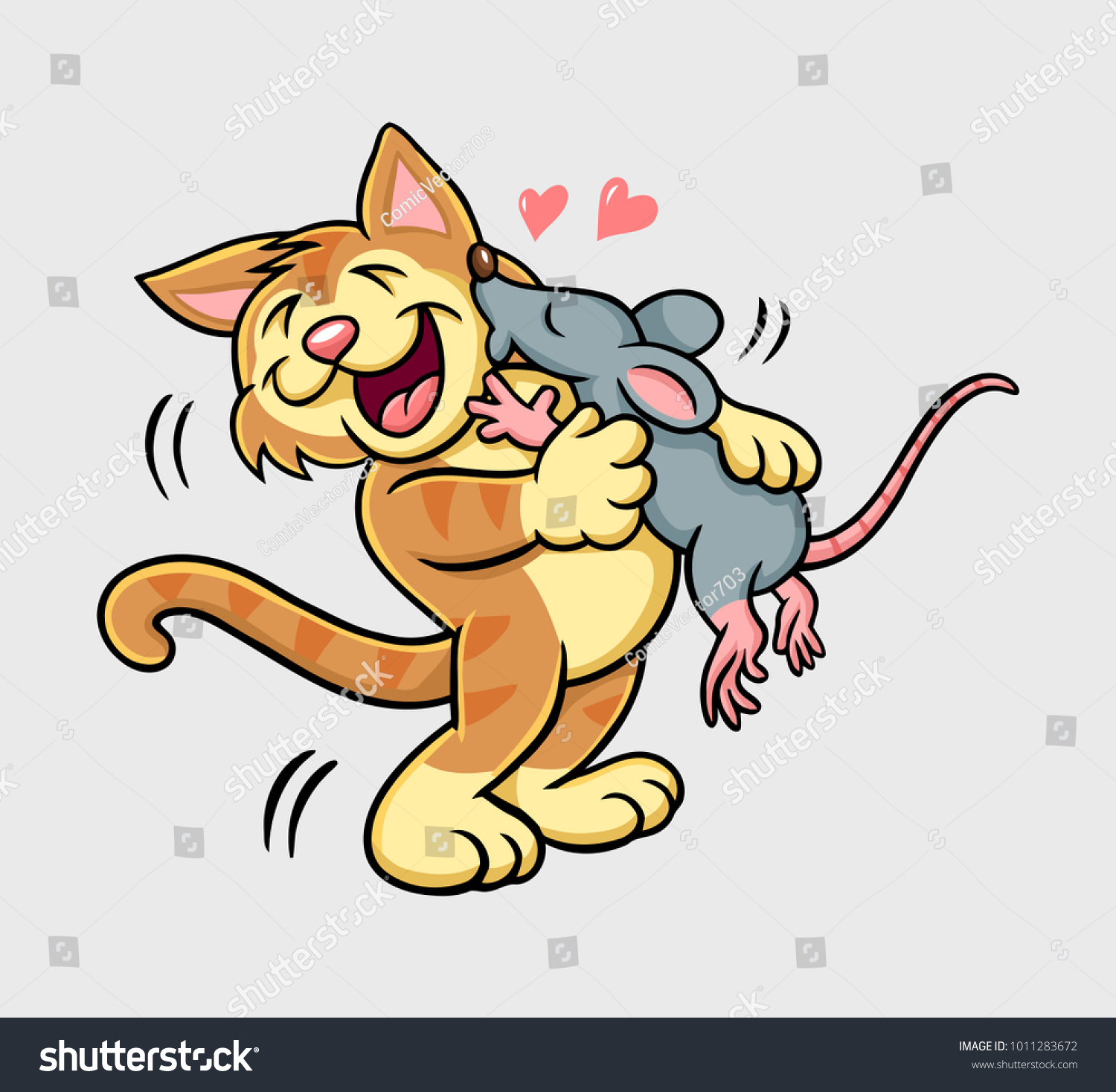Кошка и мышка любовь