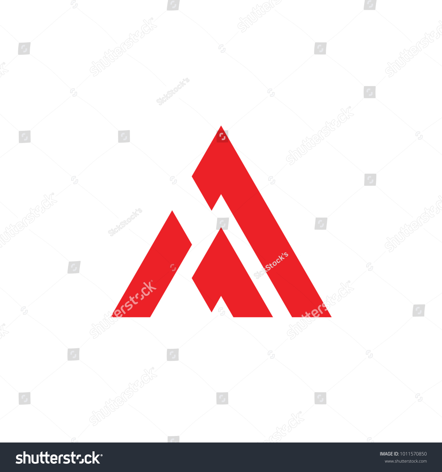 Abstract Letter Triangle Arrow Logo Vector Stock Vector (Royalty Free ...