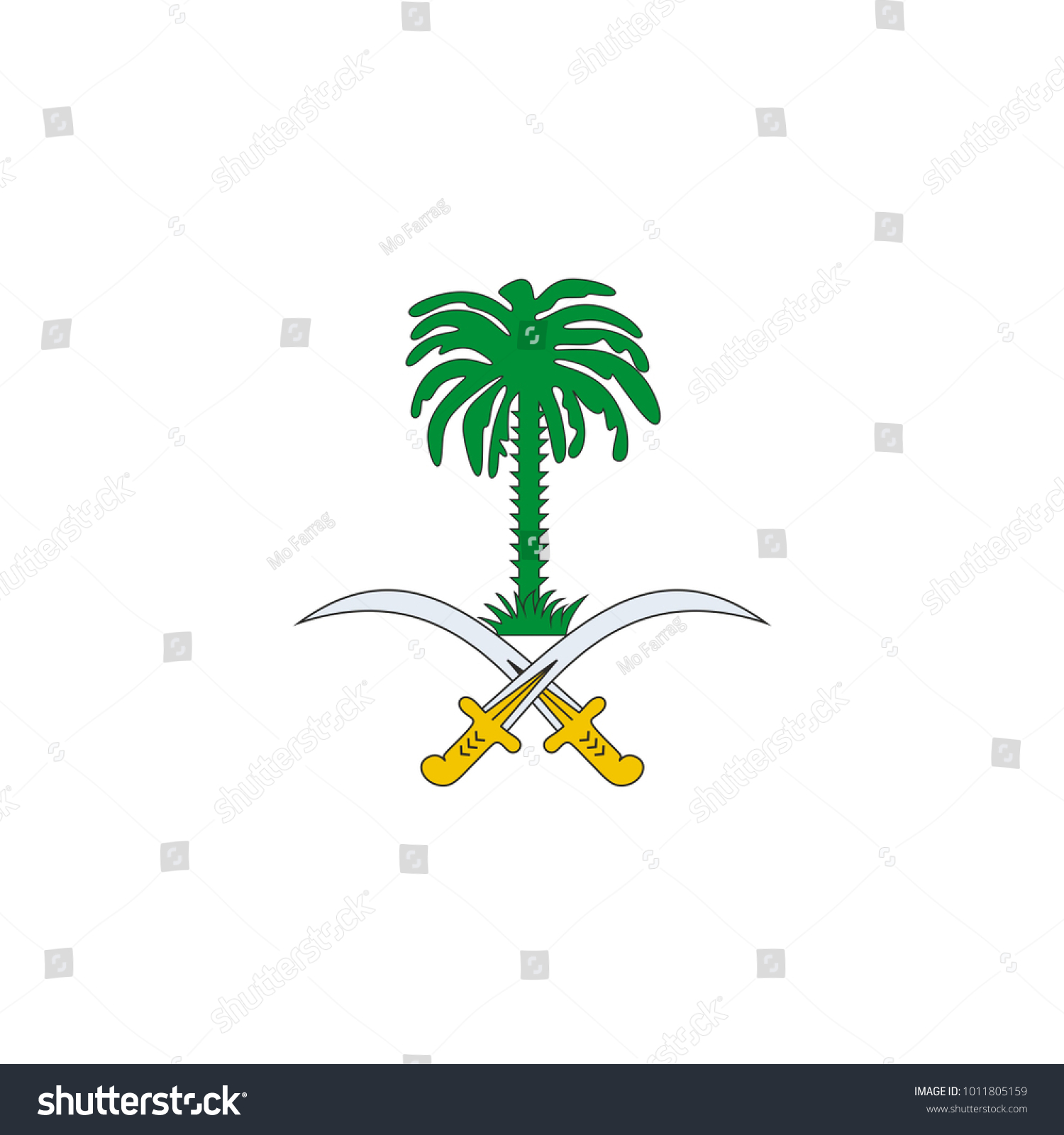Logo Kingdom Saudi Arabia Stock Vector (Royalty Free) 1011805159 ...