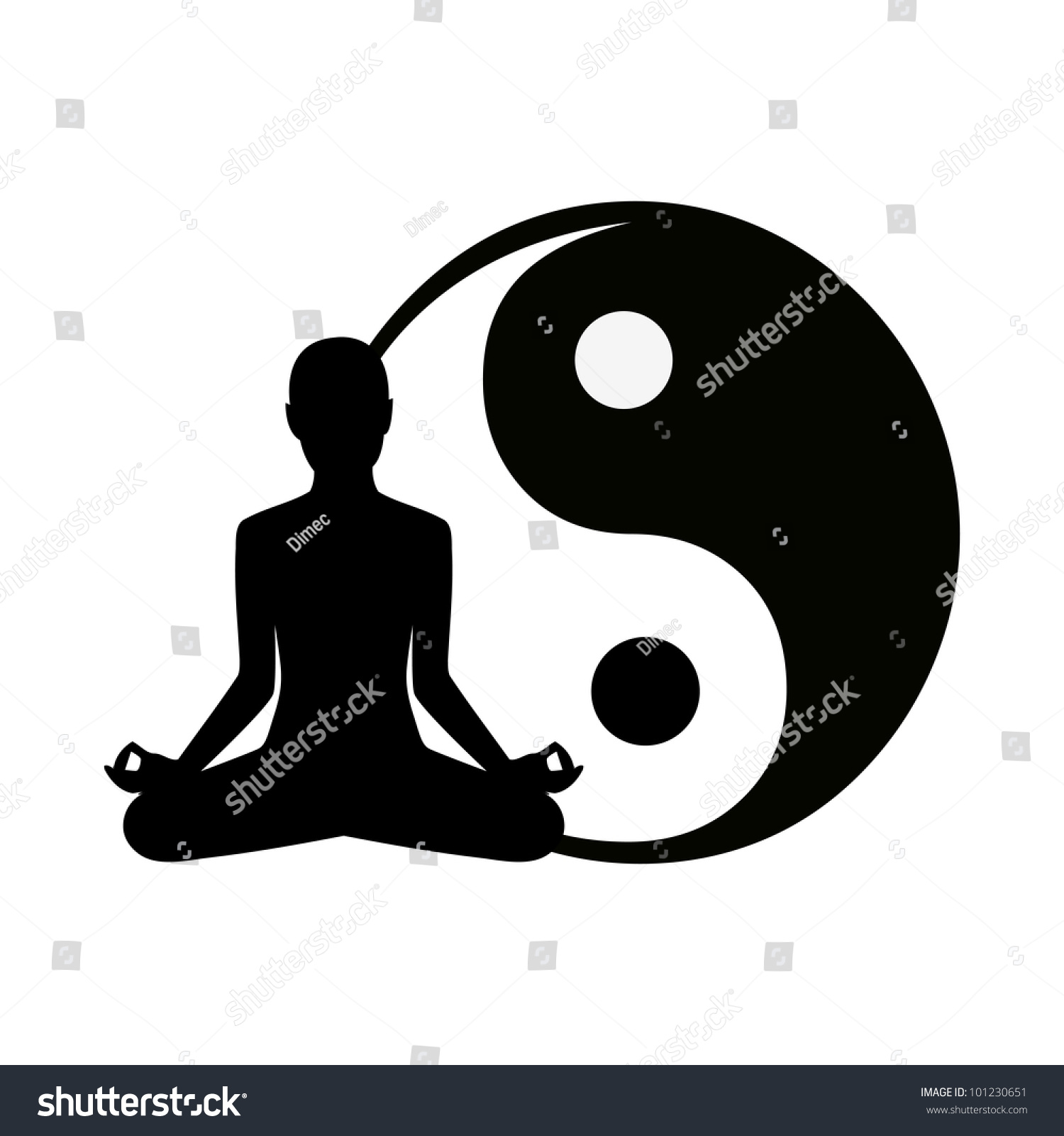 Abstract Yoga Background Vector Version Portfolio Stock Illustration ...