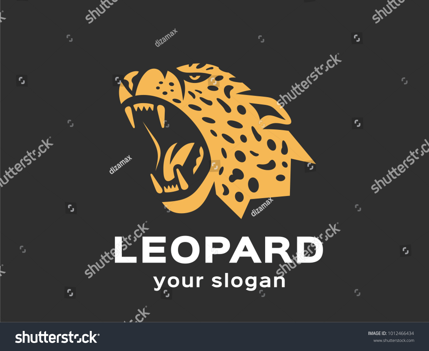 Leopard Logo Vector Format Available Editing Stock Vector (Royalty Free ...