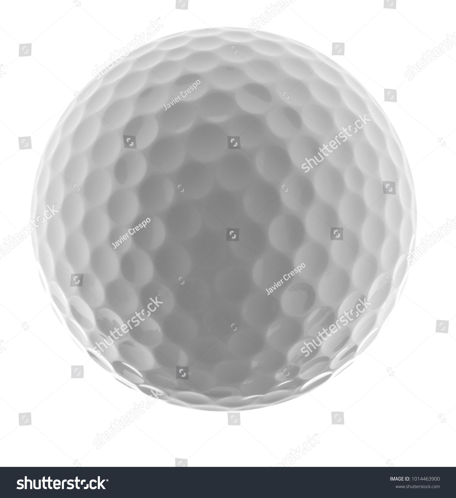 Golf Ball White Background Stock Photo 1014463900 