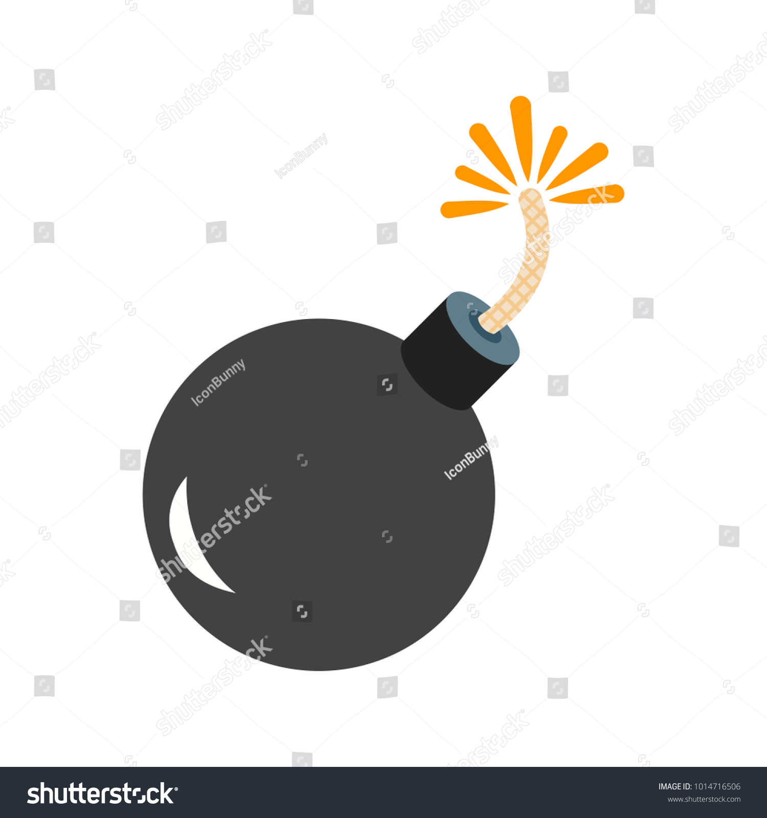 Exploding Cannon Ball Stock Vector (Royalty Free) 1014716506 | Shutterstock