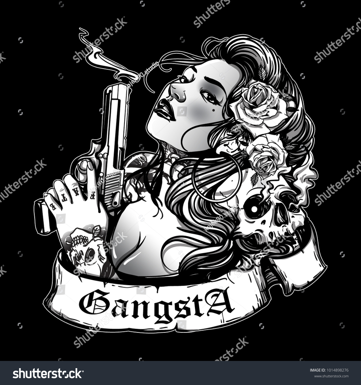 288 Pin Up Guns Stock Vectors, Images & Vector Art | Shutterstock