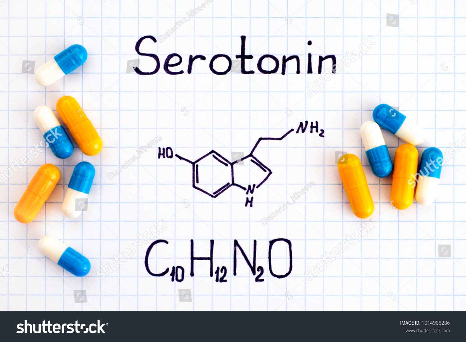 Формула серотонина