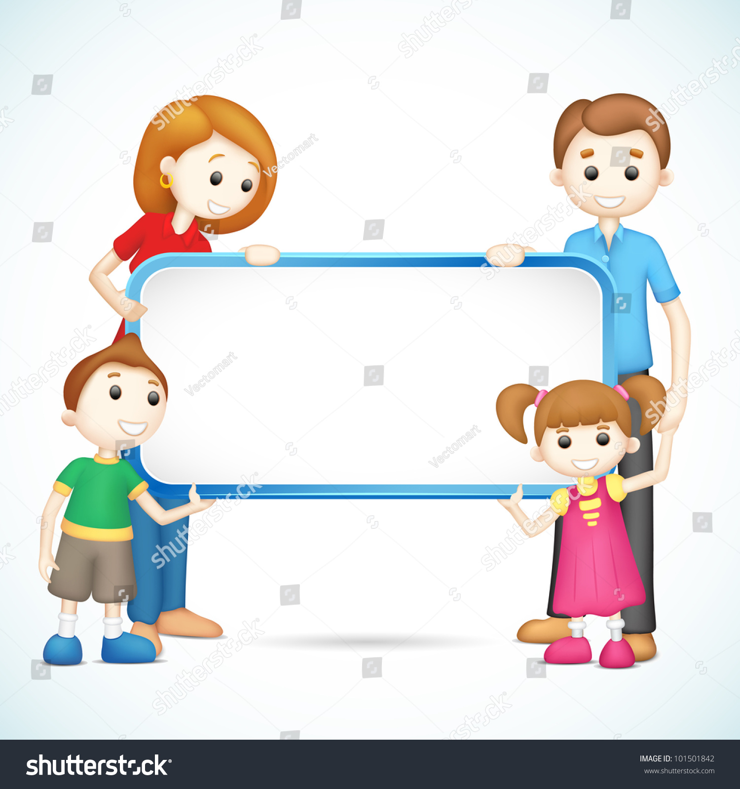 Рамка родители и дети