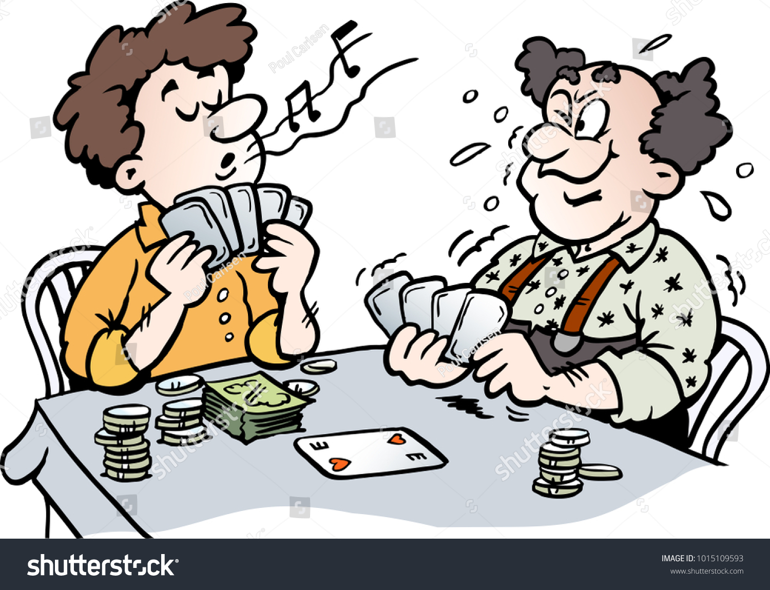 Cartoon poker player 1 348 images, photos et images vectorielles de
