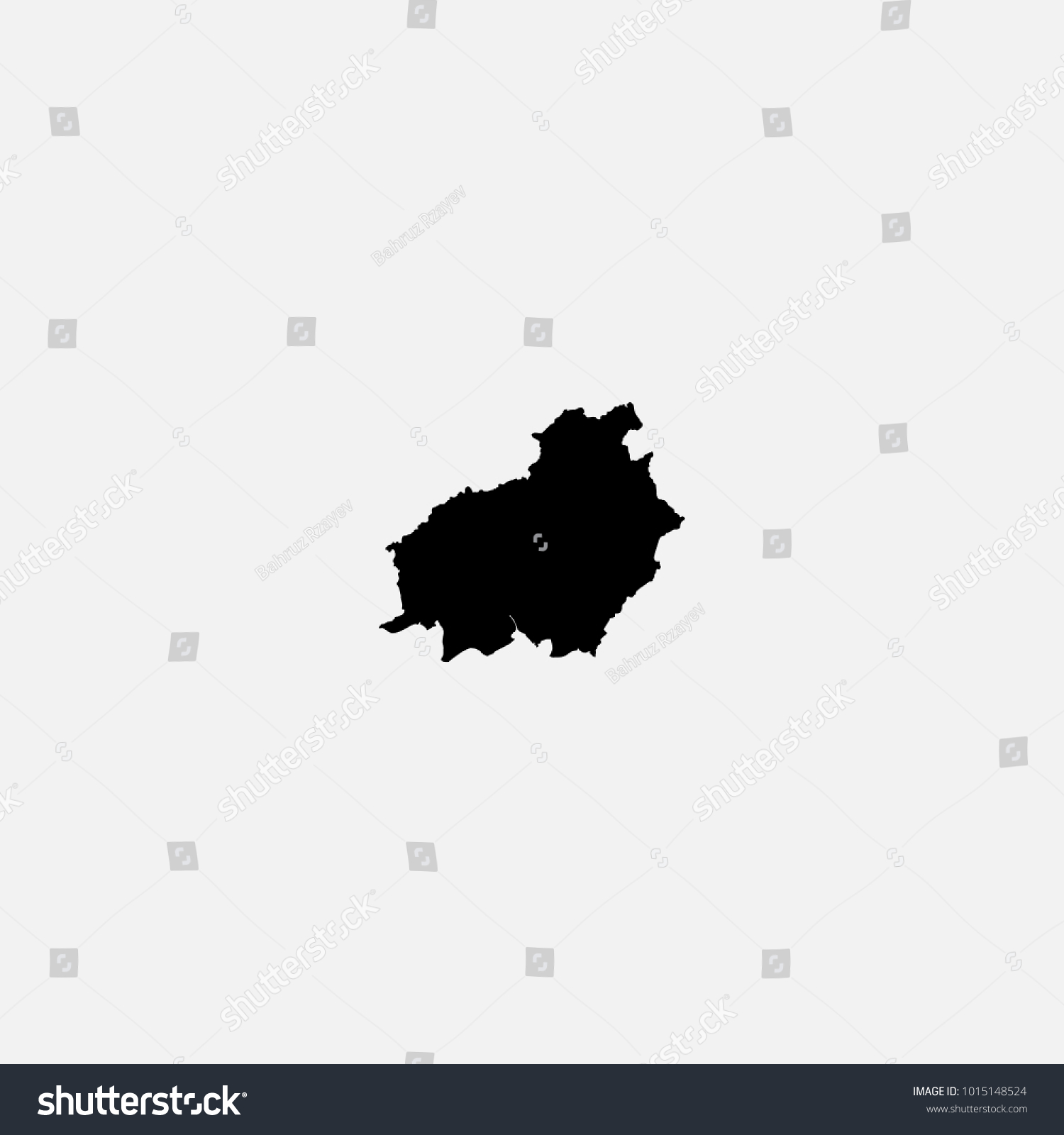 Map Central Kalimantan Province Indonesia Vector Stock Vector Royalty   Stock Vector Map Of Central Kalimantan Province Indonesia Vector Illustration 1015148524 