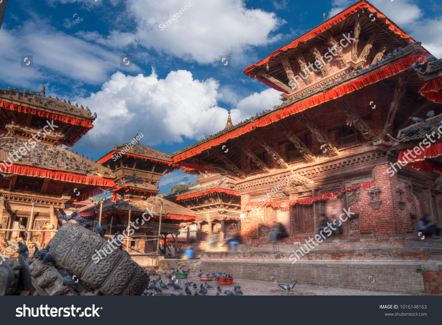 Patan Ancient City Kathmandu Valley Nepal Stock Photo 1016148163 ...