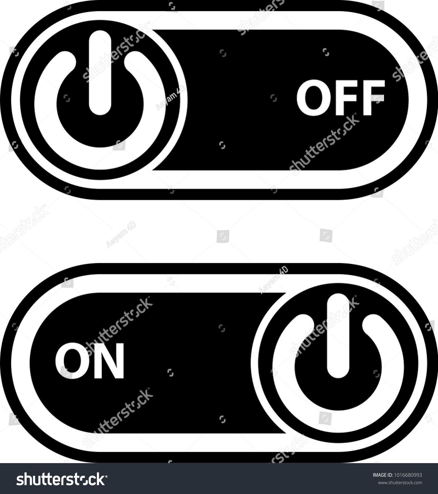 Power Button Icon Raster Art Illustration Stock Illustration 1016680993 ...