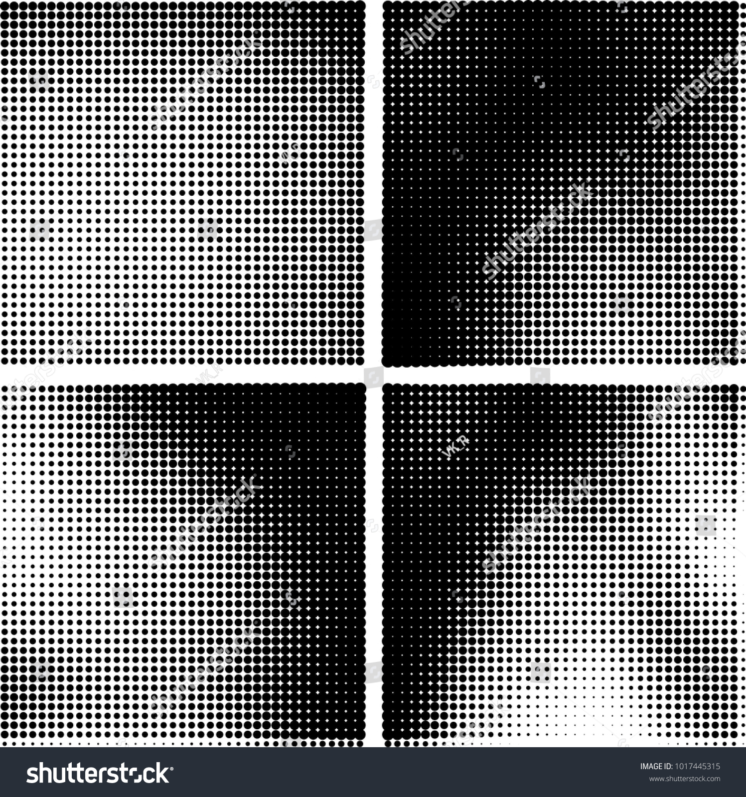 Halftone Vector Black White Abstract Pattern Stock Vector (royalty Free 