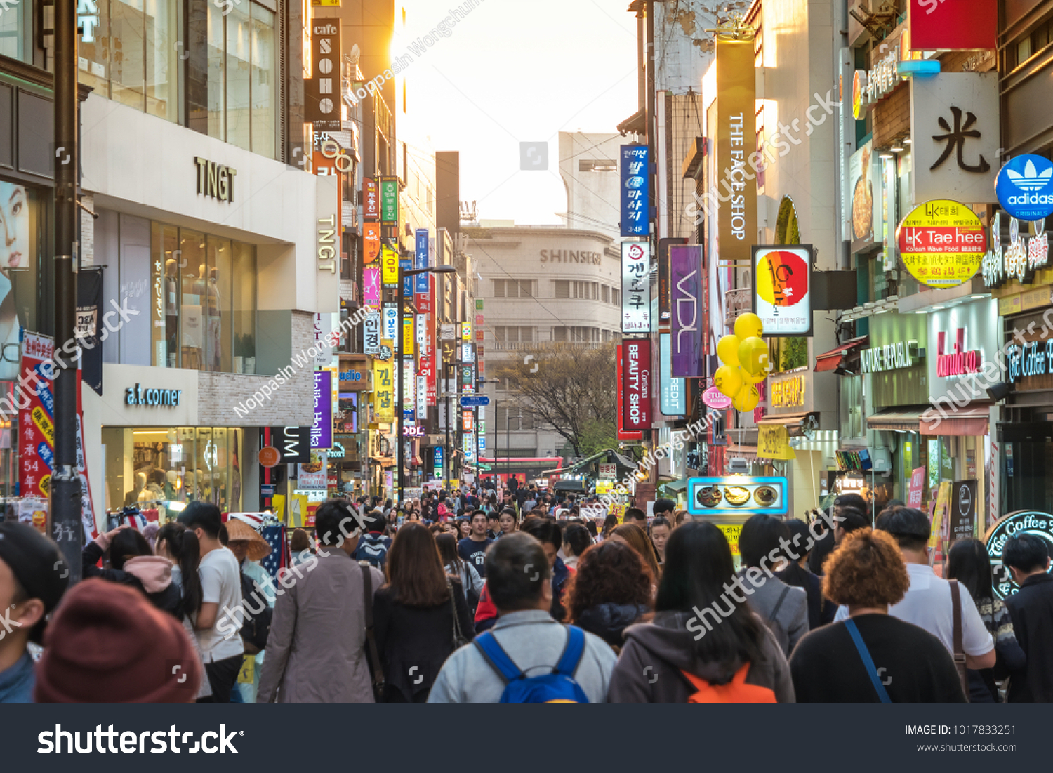 3,037 Myeongdong Shopping Street Images, Stock Photos & Vectors ...