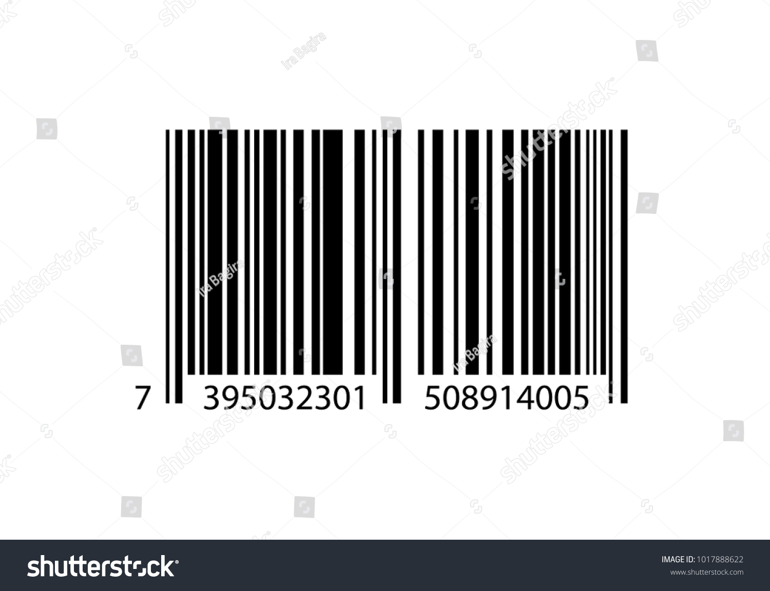 Realistic Bar Code Icon Modern Simple Stock Vector (Royalty Free ...