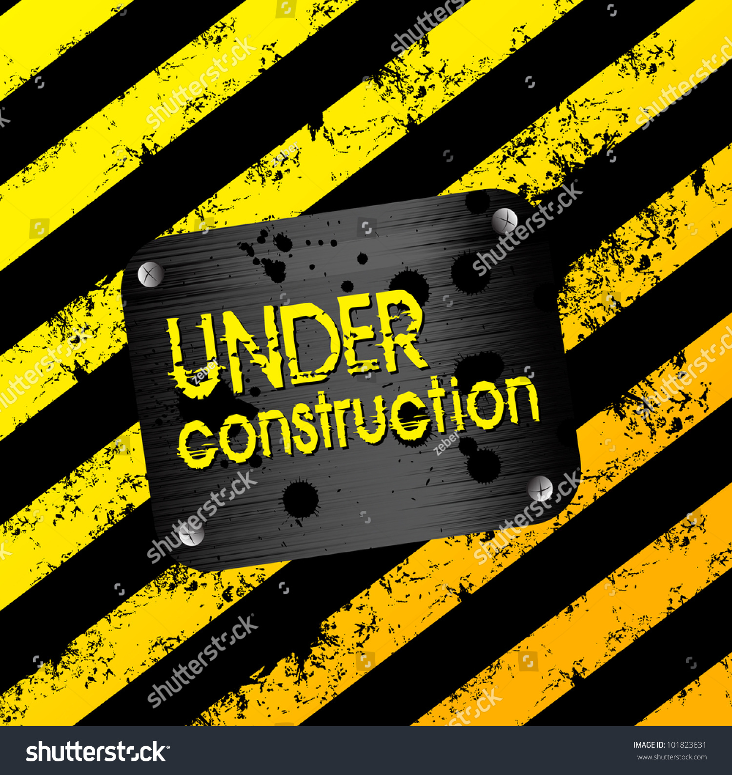 Under Construction Background Stock Vector (Royalty Free) 101823631 ...