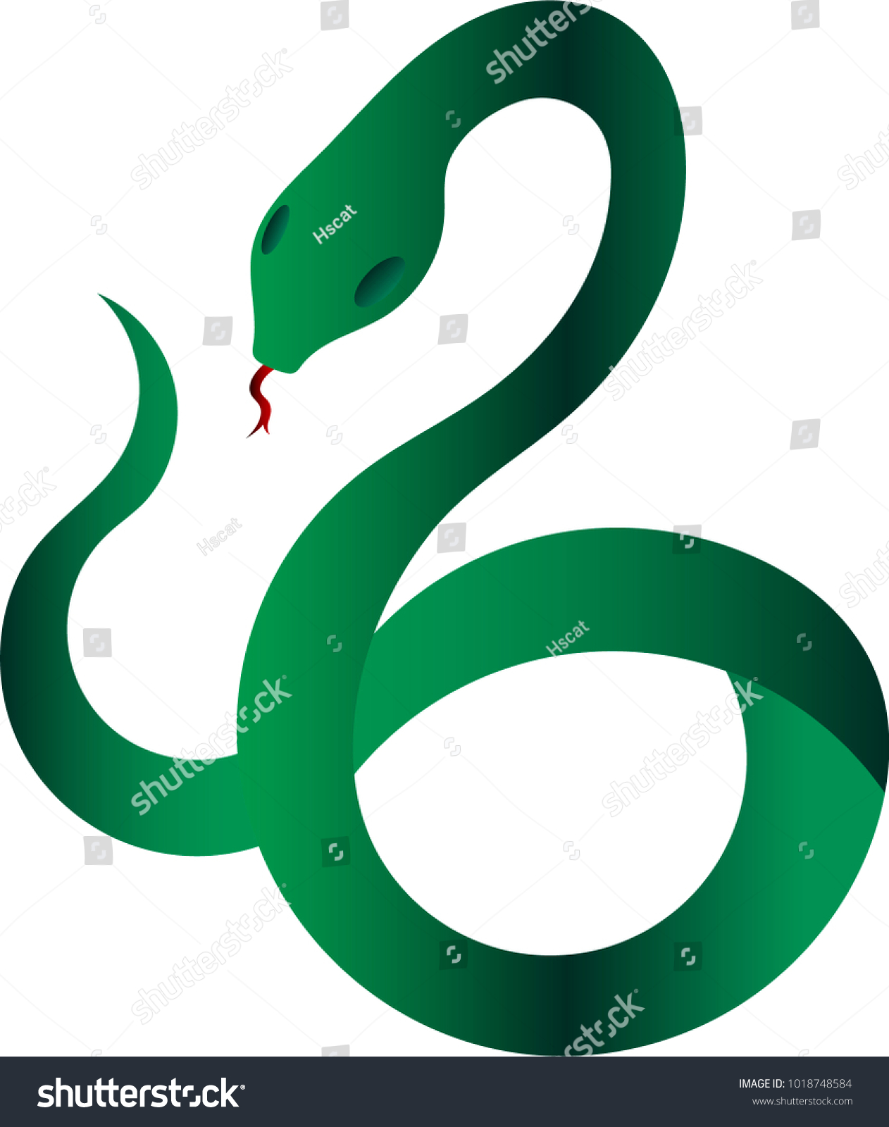 Golden Ratio Snake Stock Vector (Royalty Free) 1018748584 | Shutterstock