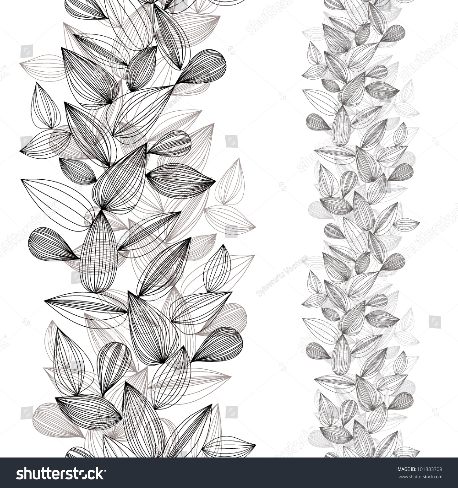 Seamless Vertical Vector Background Design Pattern Stock Vector