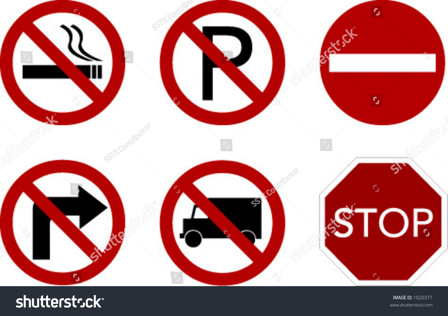 Vectorial Interdiction Icon Stock Vector (Royalty Free) 1020377 ...