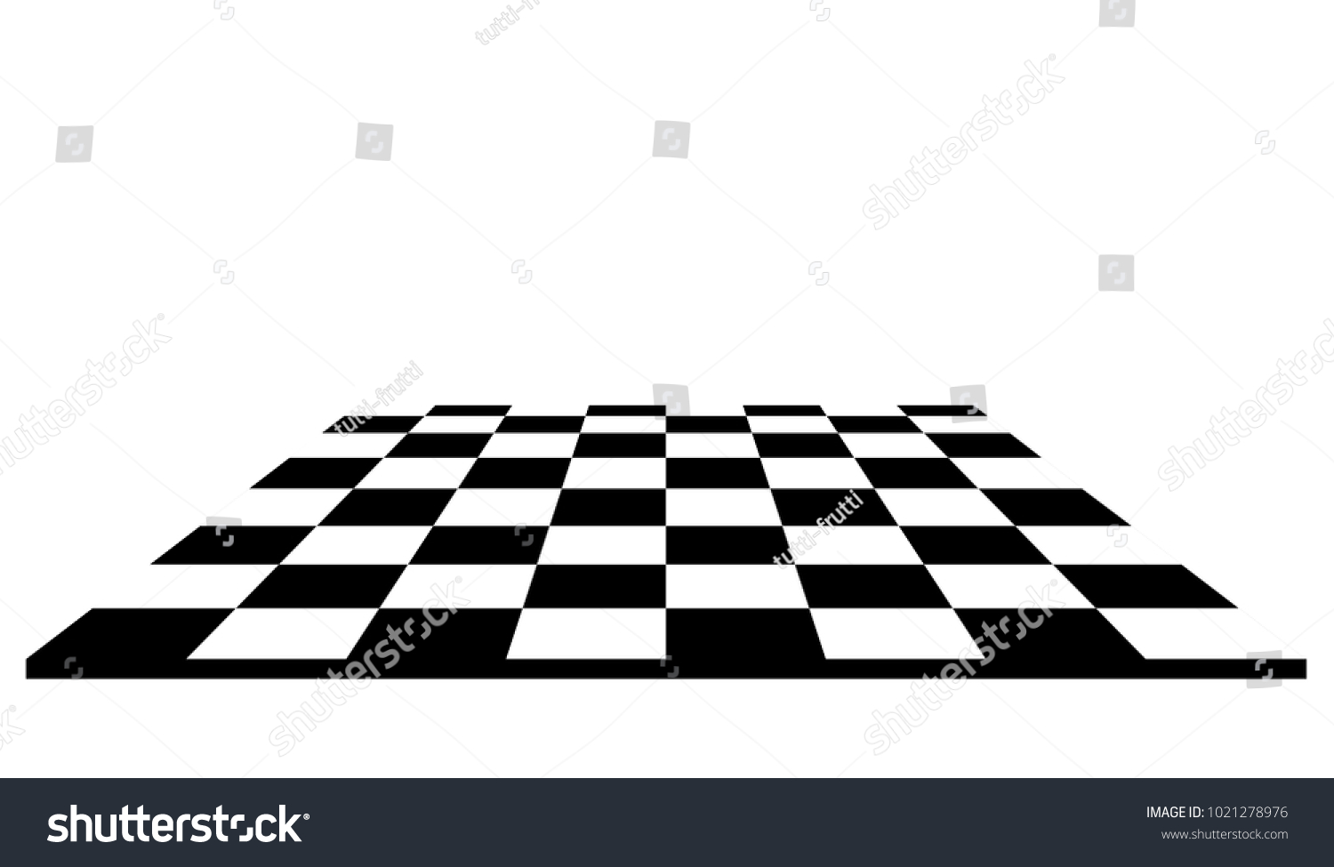 Empty Chessboard Checkers Vector Illustration Stock Vector (Royalty ...