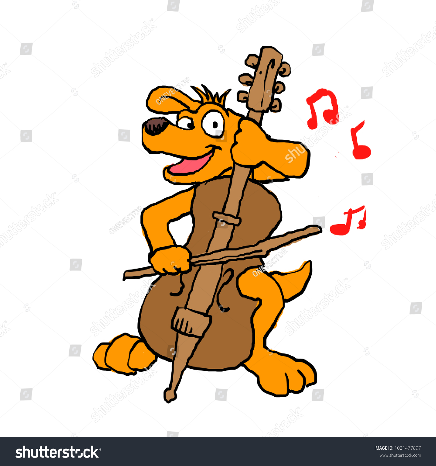 playing cello clipart