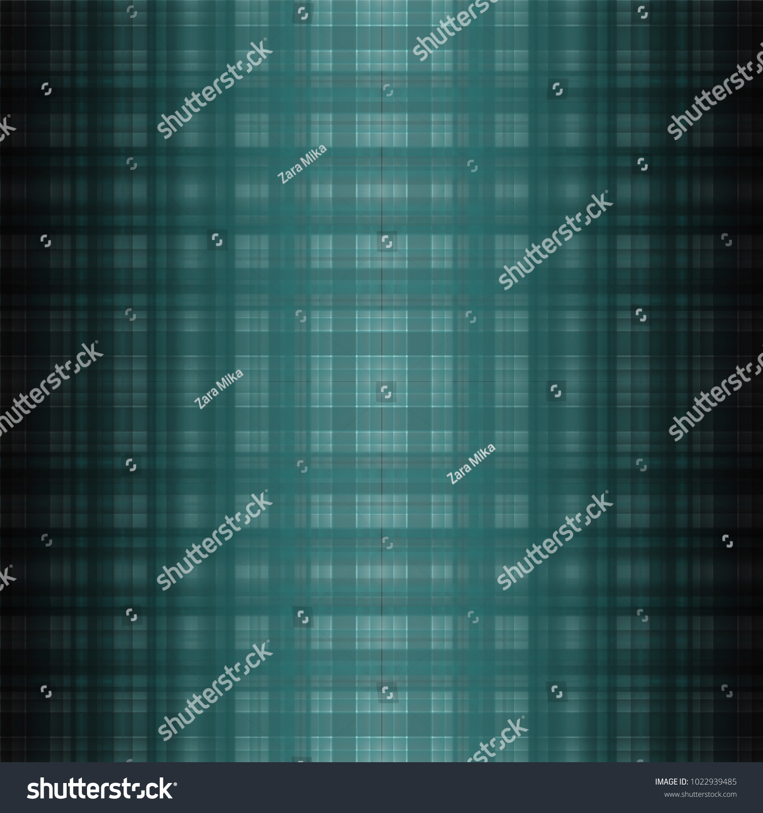 Checkered Background Design Green Background Stock Illustration